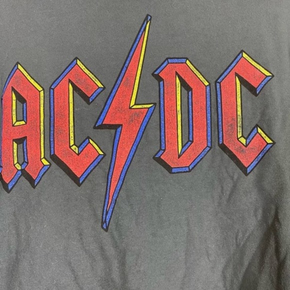 DAYDREAMER NWOT AC/DC Retro Vintage Band Tee Bolt - Picture 2 of 5
